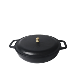 FRIGIDEIRA ALÇA DE FERRO TAMPA DE FERRO